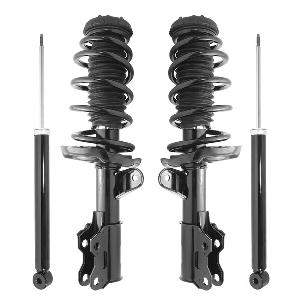 Unity 4-11715-251170-001 Front and Rear Complete Strut Assembly Shock Kit 4-11715-251170-001 - main